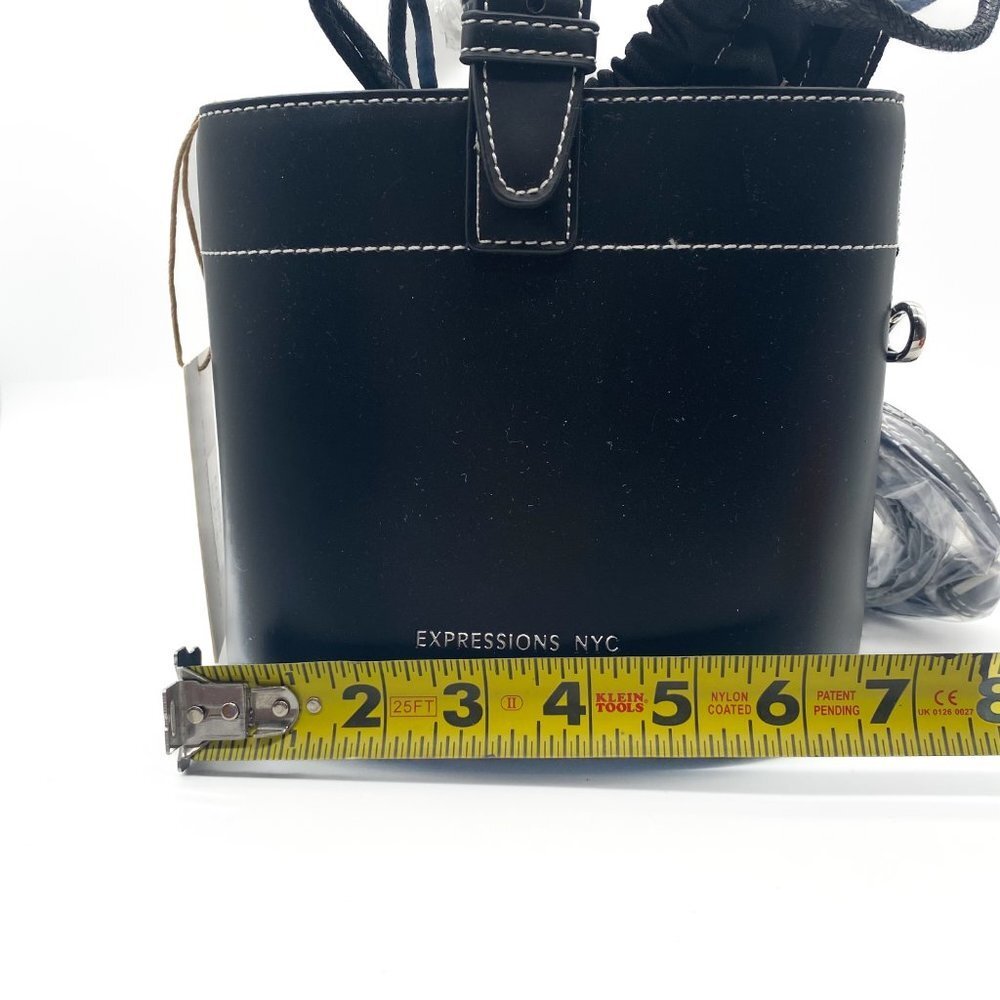 Expressions NYC Mini Bag 3 in 1 Crossbody NWT Black - Picture 4 of 7